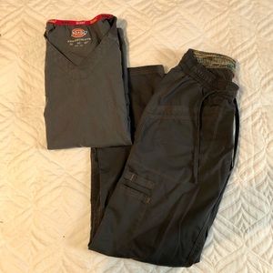 Grey Dickies Scrubs Set